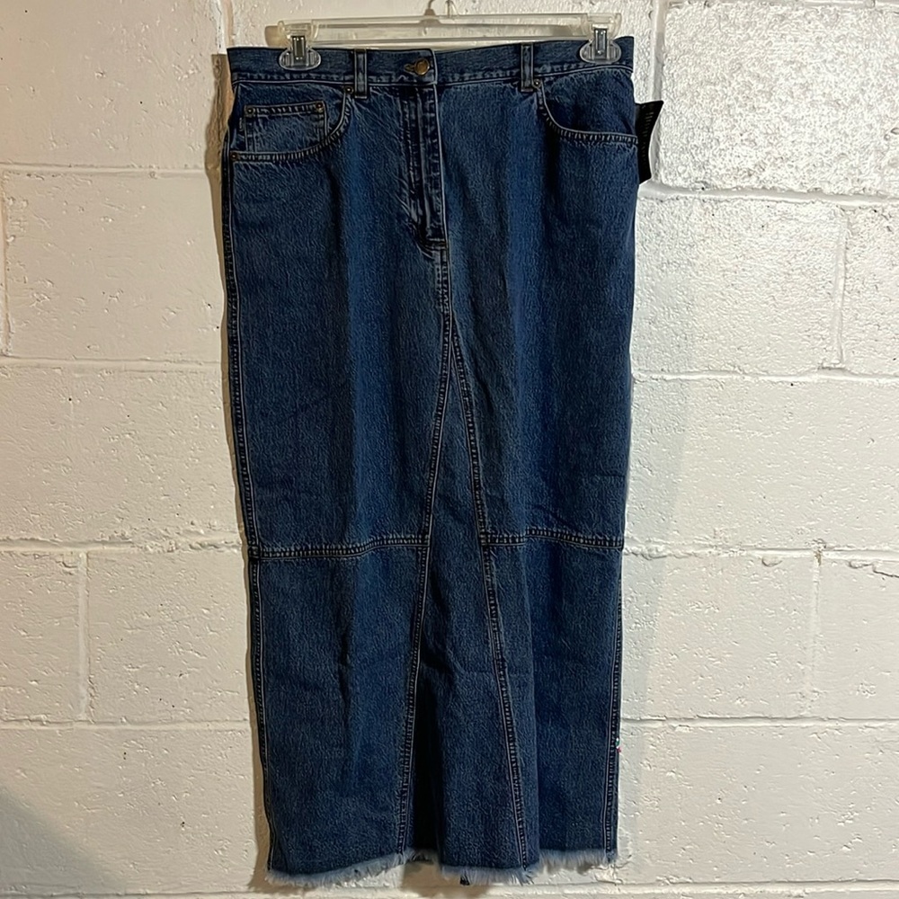 NWT Lauren Ralph Lauren 5 pocket Denim Skirt Size 14